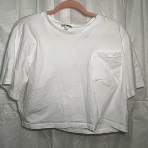 FASHION NOVA Cropped White Tee